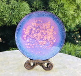 Beautiful Copper + Enamel Hand Painted Plate