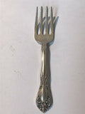 Vintage Sterling Silver Chateau Rose 4” Fork