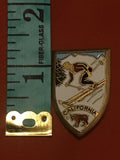 Rare Vintage Arthus Bertrand Paris California Ski Gold Tone Pin Made In France