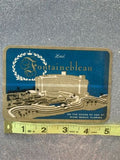 Fontainebleau Advertising Luggage Label Miami Beach Florida On The Ocean