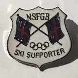 NSFGB Ski Supporter Pin Badge