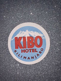 Kibo Hotel Kilimanjaro Mountain Advertising Luggage Label Sticker Rare
