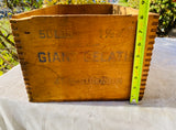 Antique Atlas Powder Co. High Explosives Dynamite Wood Box Crate Wisconsin USA