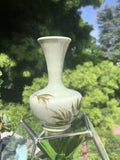 Siam Celadon Pottery Handmade In Thailand Wood Ash Glaze Green Bamboo Vase