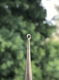 Vintage Sterling Silver Tribal Pendulum Drop Pendant