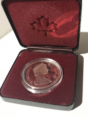 Royal Canadian Mint Silver Dollar With Case