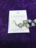 Pannee Handmade Wire Wrapped Semi-precious Austrian Crystal Earrings