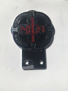 International dancing masters association car badge