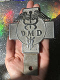 Doctor Of Medical Dentistry DMD Silver Tone Car Badge D.M.D Med Dentist