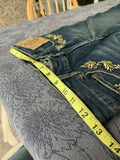 NWT Route 66 Original Denim Blue Jeans Pants Distinctive Details Size 12 Girls