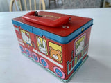 Vintage 1976 Sanrio Hello Kitty RARE Tin Lunch Box/Pencil Case