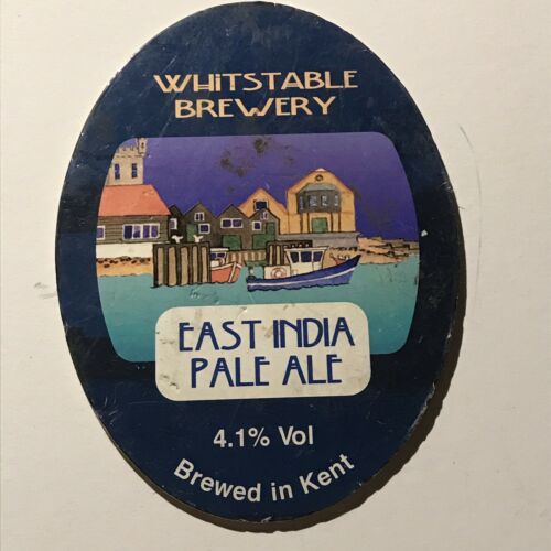 Whitstable Brewery East India Pale Ale Beer Pump Handle Clip Badge