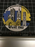 Int. Begoniaconcentratie Gent 1961 Car Badge