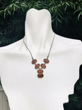 Vintage Sterling Silver 925 Genuine Amber Necklace