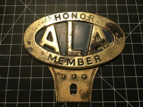 ALA Honor Member Car Badge