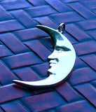 Sterling Silver Celestial Moon Pendant