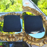Vintage Stratton Signed Gold Tone Folding Makeup Powder Vanity Mirror Compact