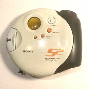 Sony S2 Sports Walkman Model D-SJ301 Personal Portable CD Player White