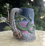 Rare Boris Vallejo Dragon Slayer Fantasy Tankard Franklin Mint Mug