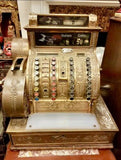 Antique 1911 National Cash Register Company Brass Cash Register Model 442 NCR