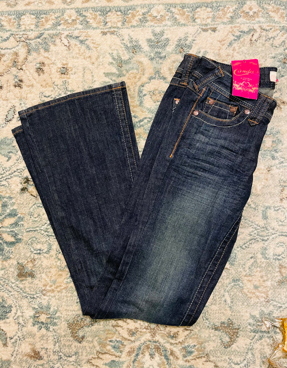 Candies by Kohl’s Dark Denim Women’s Flare Jeans Size 1 with Tags