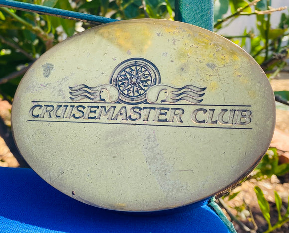 Cruisemaster Club Princess Cruise Brass Gold Tone Trinket Box Container