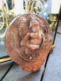 Antique Terracotta Tribal Elephant Hindu Ganesh Spiritual Temple Statue Figure