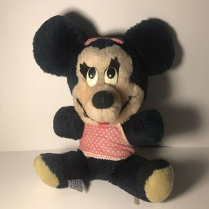 Vintage Walt Disney Plush Minnie Mouse Made In Taiwan RARE