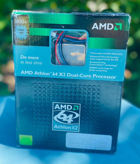 AMD Athlon 64 X2 Dual-Core Processor w Cooling Fan 3800+ 2.0Ghz ADA3800BVBOX