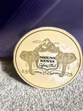 Mount Kenya Safari Club Seal Paperware Luggage Label Souvenir Coaster Set Lot