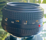 Black Minolta 50mm 1:1.7 Digital Camera Lens Made in Japan