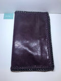 Lily Rain Wine Colored Chain Detail Clutch