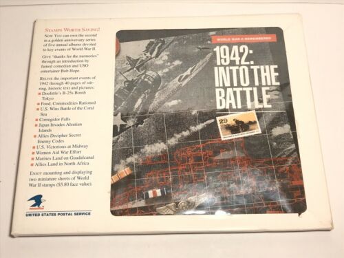 USPS WWII Remembered 1942: Into The Battle Mint Set Collection Item #8920 MNH