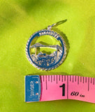 Vintage Sterling Silver 925 Vancouver Lions Gate Bridge Souvenir Charm Pendant