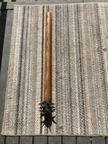 Brutalist Handmade Welded Medieval Spiked Mace War Battle Club Wood Metal Weapon