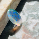 Loose Oval Translucent Jelly Fire Opal Simulated Gem Stone 25x18mm Cabochon