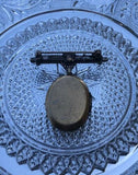 Rare Antique Mourning Pin Locket