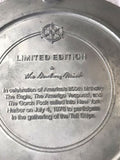 VintageThe Tall Ships A Salute To America Danbury Mint Limited Edition Plate