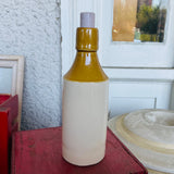 Carmichael’s Old Home Brewed Ginger Beer Edinburgh Stoneware Vintage Bottle