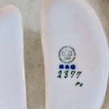 Copenhagen Porcelain Pottery Denmark B&G 2377 Ship Anchor & Rope Nautical Plate