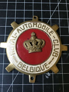 Royal Automobile Club Belgique Car Badge