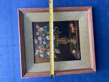 Antique Impressionist Artist Rene Wallace Still Life Flowers Framed Oil Painting