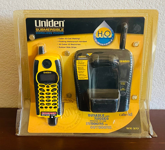 New in Box Uniden Submersible Water Resistant Cordless Telephone WXI377 Phone