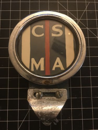Civil Service Motor Club Association Car Badge