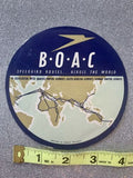 Speedbird Routes Boac / British Airways B.O.A.C Original Luggage Label Rare