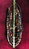 Joan Rivers Seven Strand Multi Color Beaded Tribal Necklace