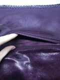 Lily Rain Wine Colored Chain Detail Clutch