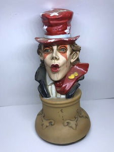 Westland Ceramic Uncle Sam Clown Music Box - Send In The Clowns