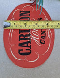 Vintage Luggage Label Sticker Carlton Hotel Cannes