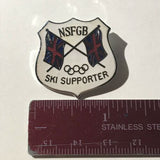 NSFGB Ski Supporter Pin Badge